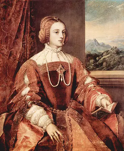 Portrait of Isabella of Portugal Wife of Holy Roman Emperor Charles V Titian